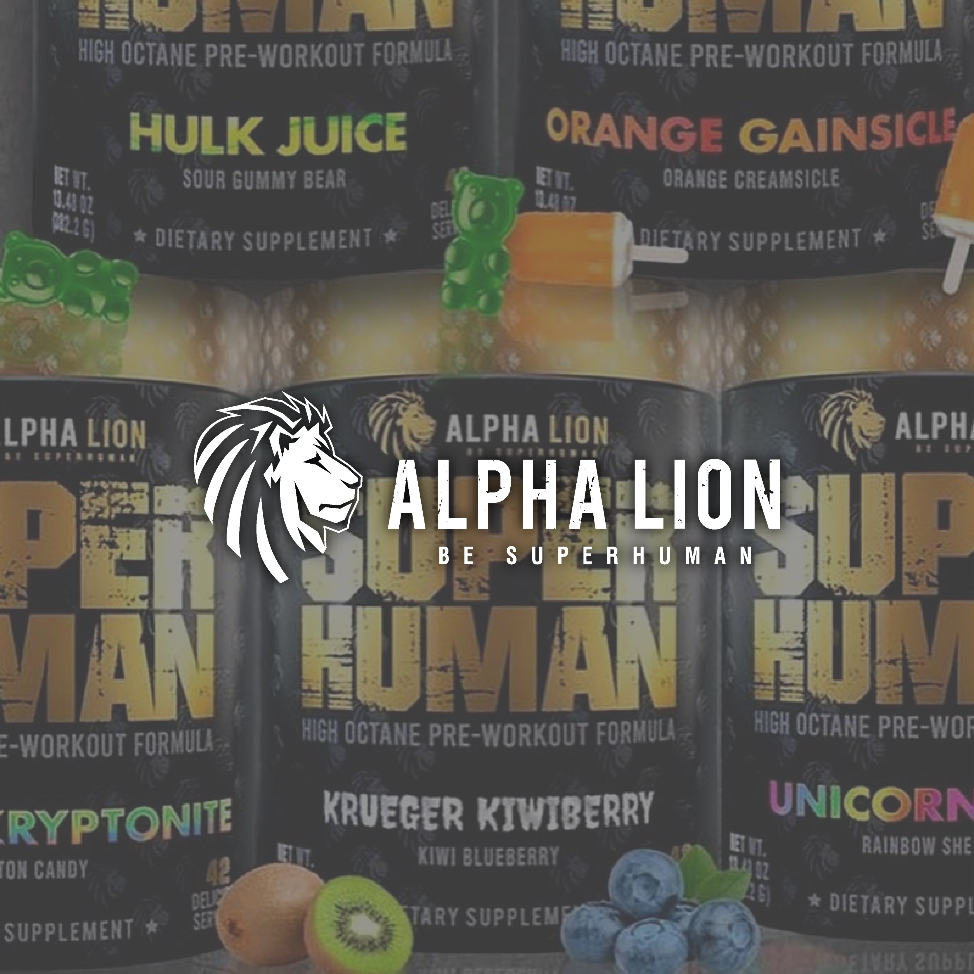 Alpha Lion Superhuman Pre-Workout - Sour Gummy Bear