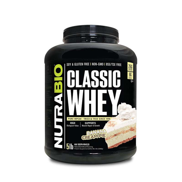 NutraBio Classic Whey Protein 5lb