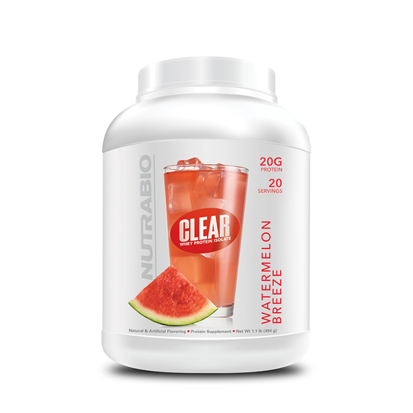 NutraBio Clear Whey Protein Isolate 20srv