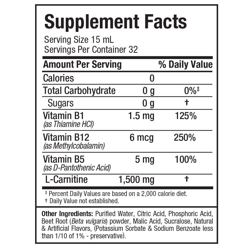 protein l carnitine Blue Raspberry
