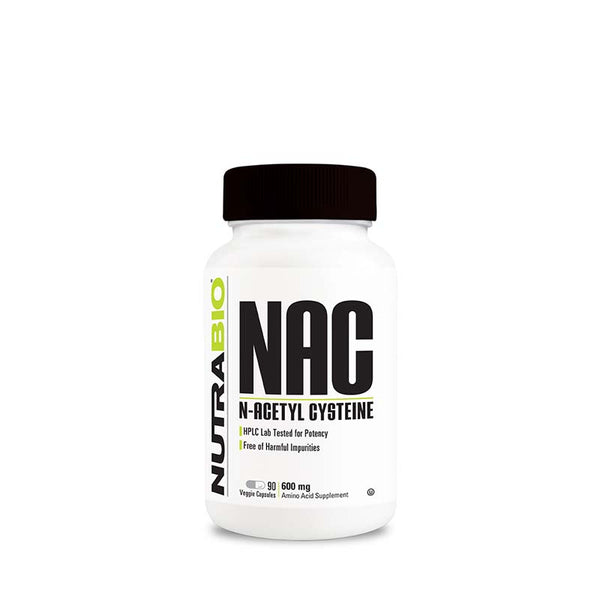 NutraBio NAC 600 mg 90Caps