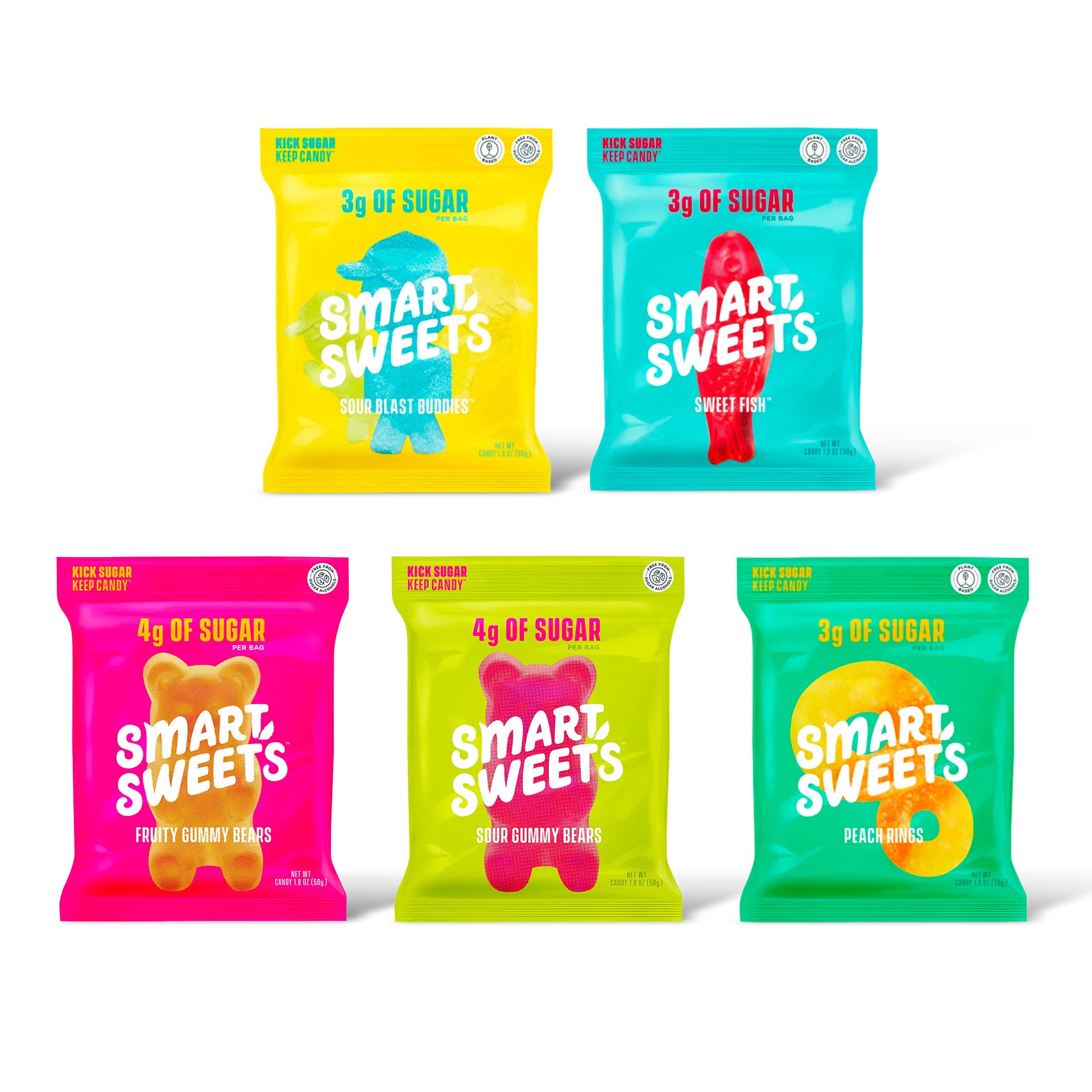 Fruity Gummy Bears - Low Sugar Gummy Candy – SmartSweets US