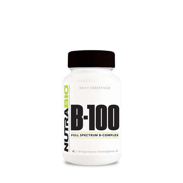NutraBio Vitamin B-100 Complex 150Caps