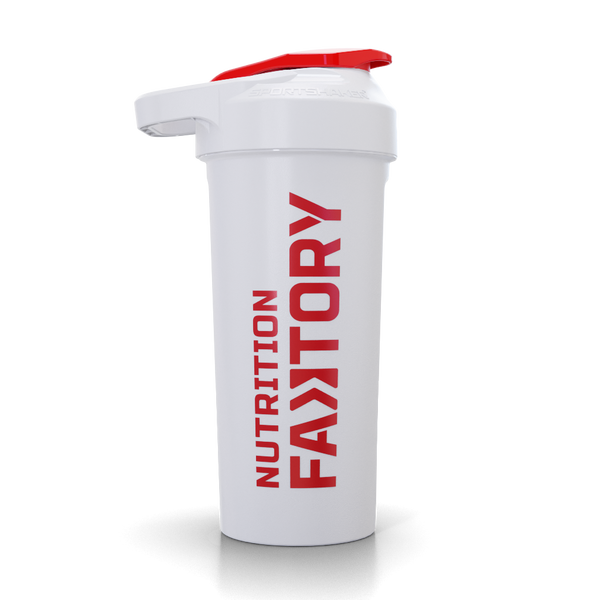 Nutrition Faktory Red/White Shaker