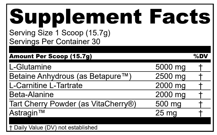 Post Workout Formula 30 Servings | Transparent Labs  Nutrition Faktory