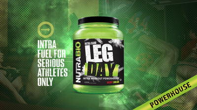 NutraBio Leg Day - High Octane Fuel to Power Your Workouts Into Overdrive