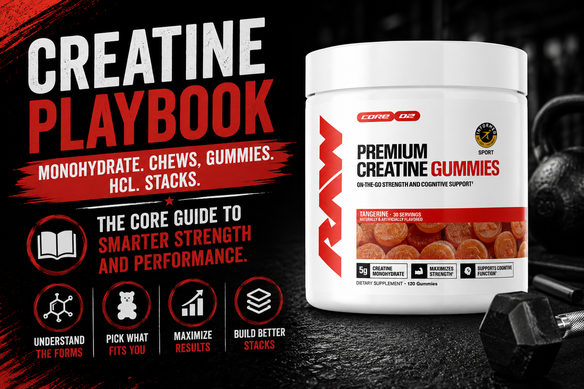 Creatine Playbook: Monohydrate, Chews/Gummies, HCL, and Stacks