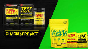 Assorted caffeine‑free weight management supplements on a kitchen counter next to a water bottle and a pair of walking shoes.