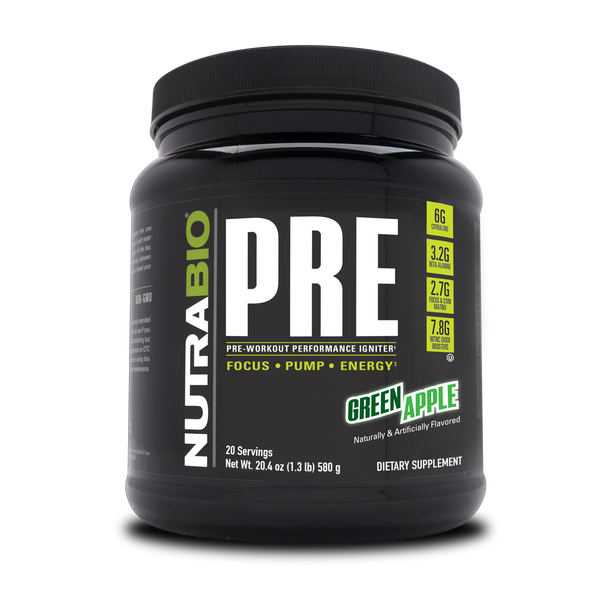 NutraBio PRE Workout V5 20srv