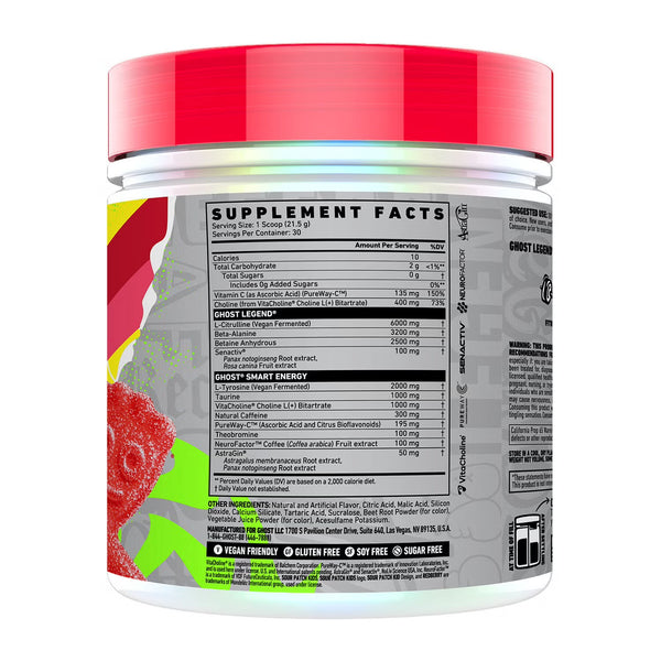 GHOST Legend V4 30srv - Nutrition Faktory 