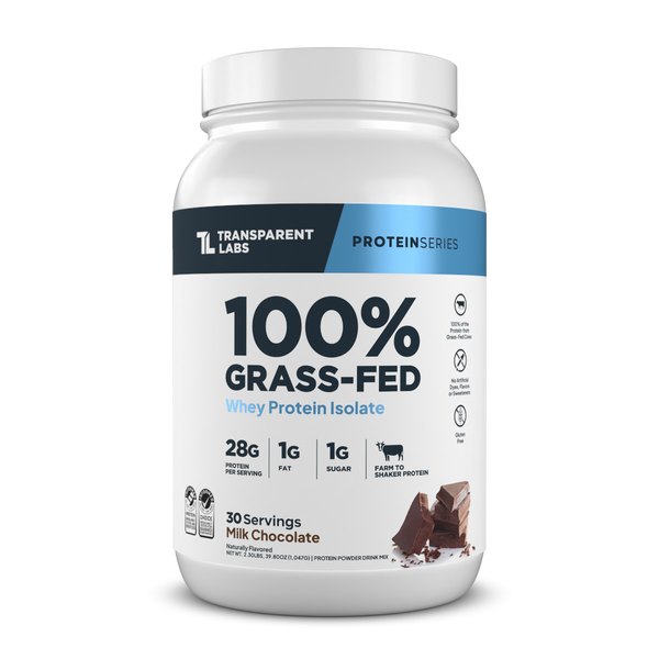 Transparent Labs Grass Fed Isolate 30srv - Nutrition Faktory 