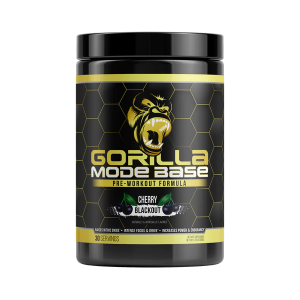 Cherry Blackout Gorilla Mode Base Pre-Workout Formula 30srv