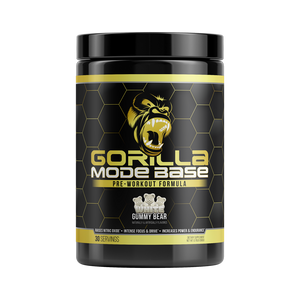 White Gummy Bear Gorilla Mode Base Pre-Workout Formula 30srv