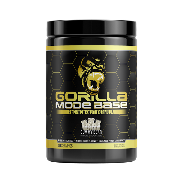 White Gummy Bear Gorilla Mode Base Pre-Workout Formula 30srv