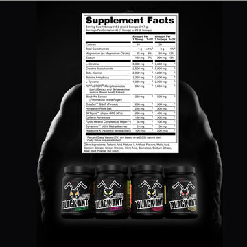 Bucked Up Black Ant 20srv - Nutrition Faktory 