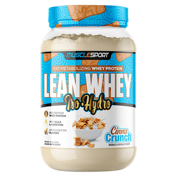 MuscleSport Lean Whey Iso-Hydro 2lb - Nutrition Faktory 