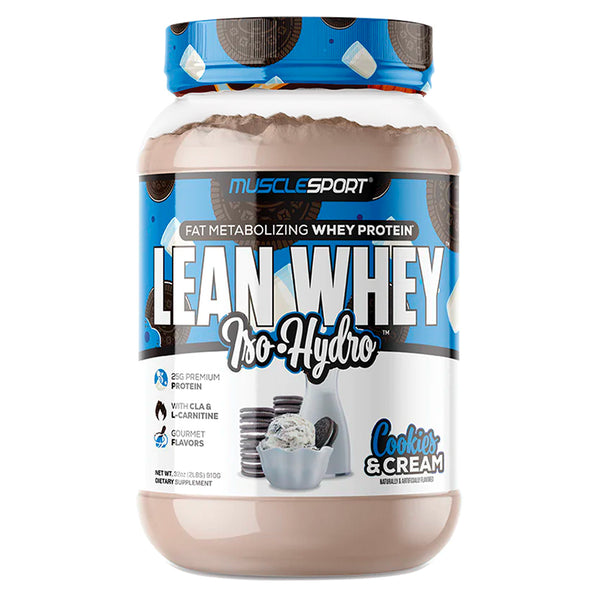 MuscleSport Lean Whey Iso-Hydro 2lb - Nutrition Faktory 