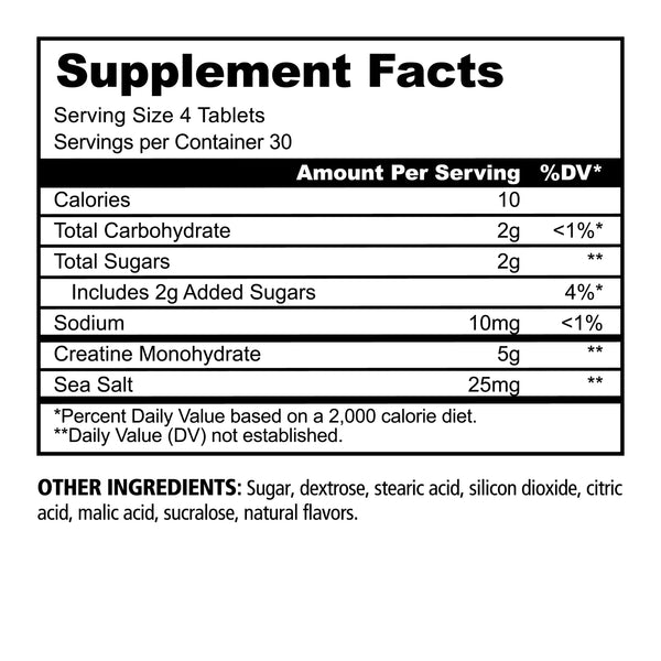 Panda Creatine Bites 120Tabs
