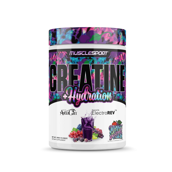 MuscleSport Creatine + Hydration 60srv - Nutrition Faktory 