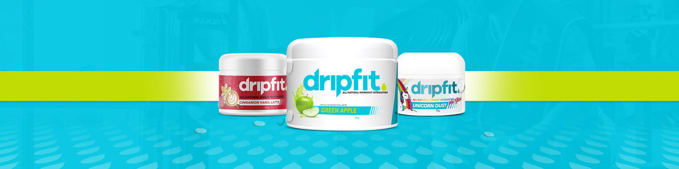 Dripfit All Natural Workout Intensifier, Cinnamon, Green Apple, Unicorn Dust