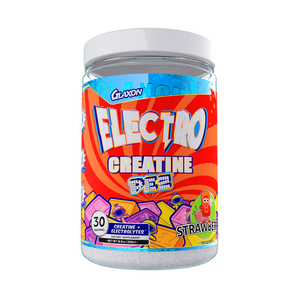 Glaxon Electro Creatine 30srv Strawberry PEZ