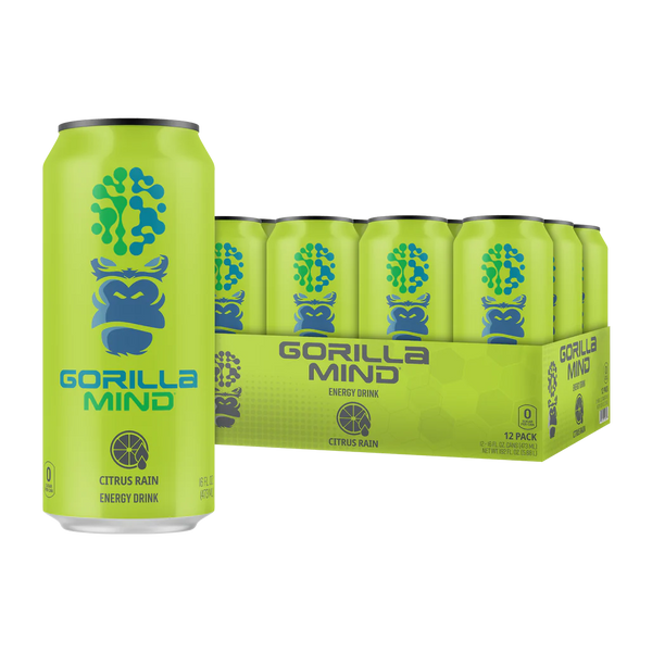 Energy Drink from Gorilla Mind in Citrus Rain flavor