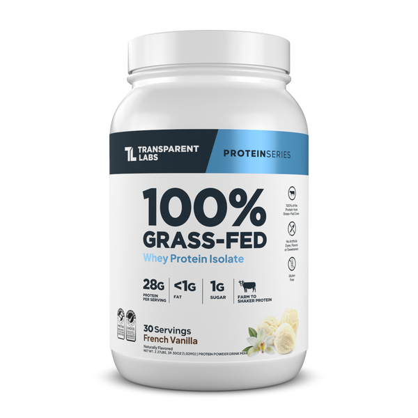 Transparent Labs Grass Fed Isolate 30srv - Nutrition Faktory 
