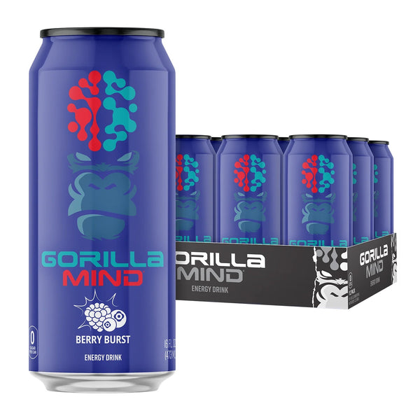Gorilla Mind Energy Drink 12pk - Nutrition Faktory 
