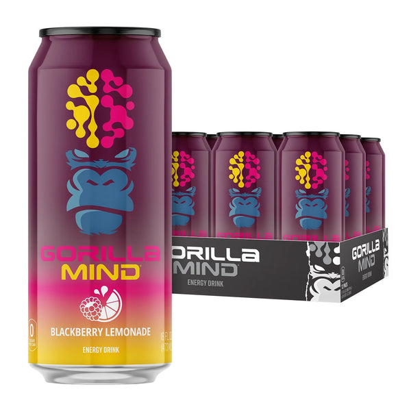 Gorilla Mind Energy Drink 12pk - Nutrition Faktory 