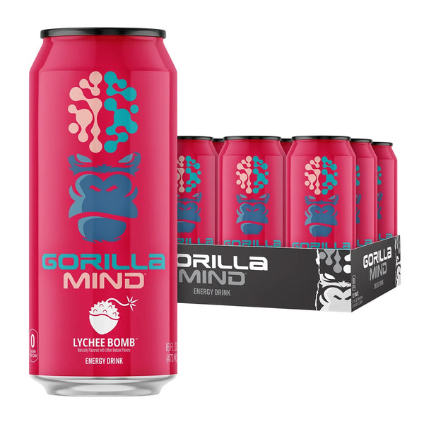 Gorilla Mind Energy Drink 12pk - Nutrition Faktory 