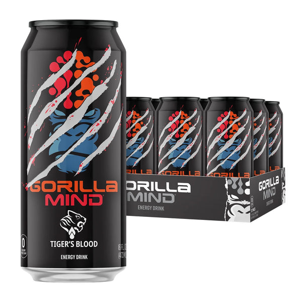 Gorilla Mind Energy Drink 12pk - Nutrition Faktory 