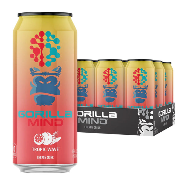 Gorilla Mind Energy Drink 12pk - Nutrition Faktory 