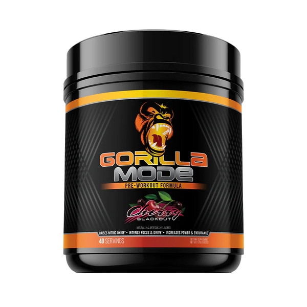 Cherry Blackout Gorilla Mode Pre-workout formula 40srv