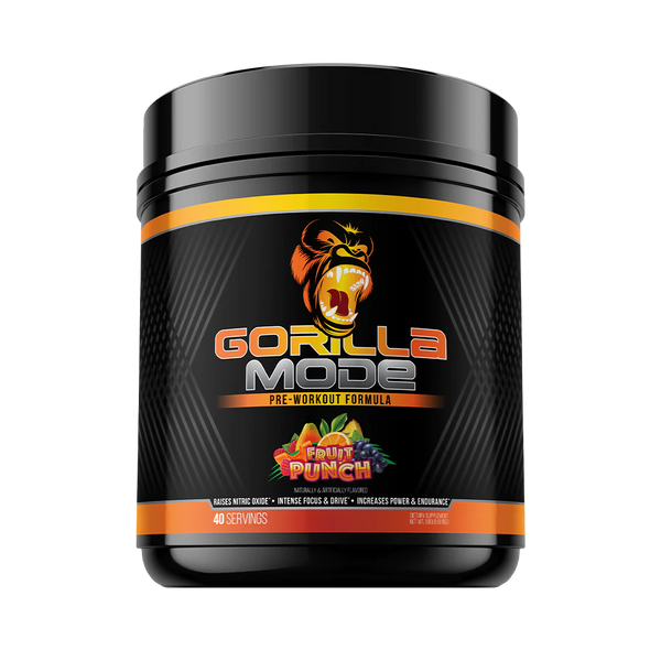 Fruit Punch Gorilla Mode Pre-workout formula 40srv