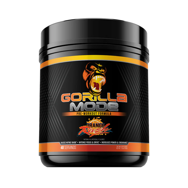 Orange Rush Gorilla Mode Pre-workout formula 40srv