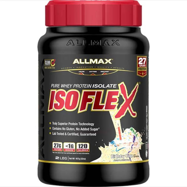Allmax Isoflex 2lb Protein Isolate - Nutrition Faktory 