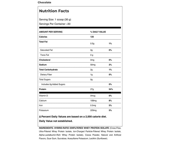 Allmax Isoflex 2lb Protein Isolate - Nutrition Faktory 