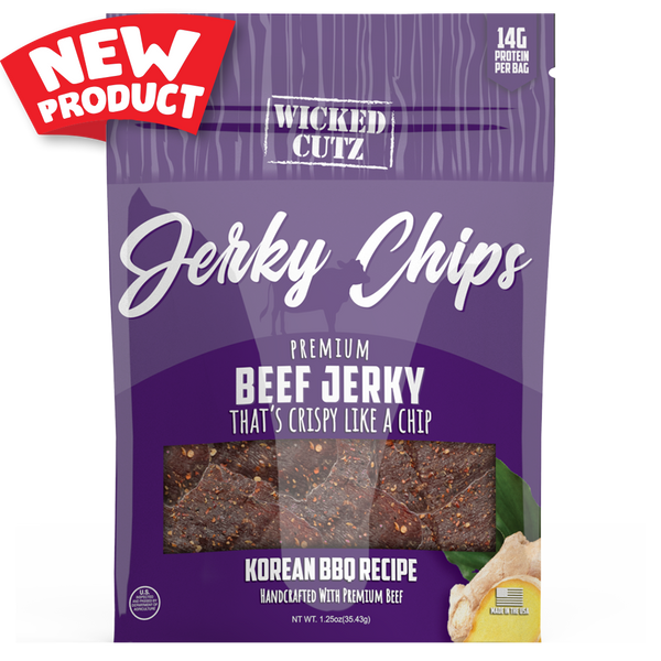 Wicked Cutz Jerky Chips 8pk