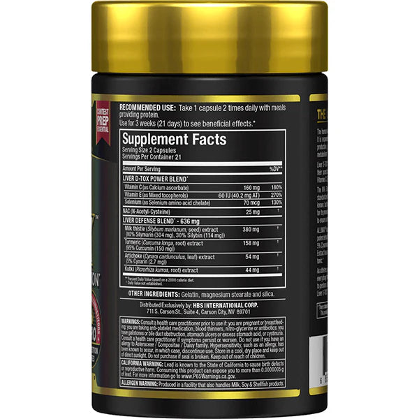 Allmax Liver Dtox 42Caps - Nutrition Faktory 
