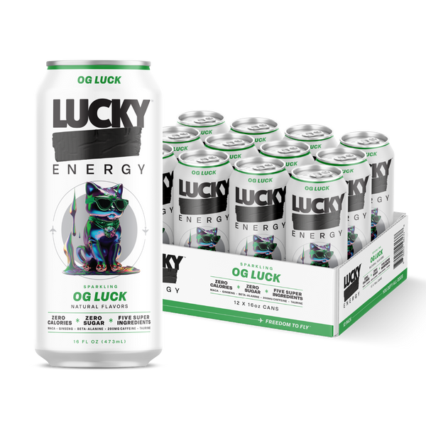 Lucky Energy 16oz 12pk - Nutrition Faktory 