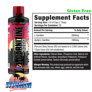 L-Carnitine 3000 32srv | MuscleSport Nutrition Faktory L-Carnitine 3000 32srv | MuscleSport Nutrition Faktory