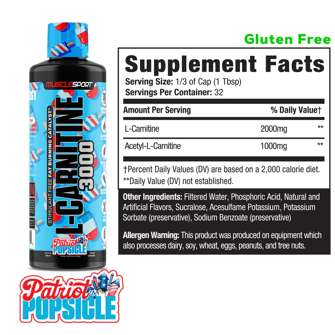 L-Carnitine 3000 32srv | MuscleSport Nutrition Faktory L-Carnitine 3000 32srv | MuscleSport Nutrition Faktory