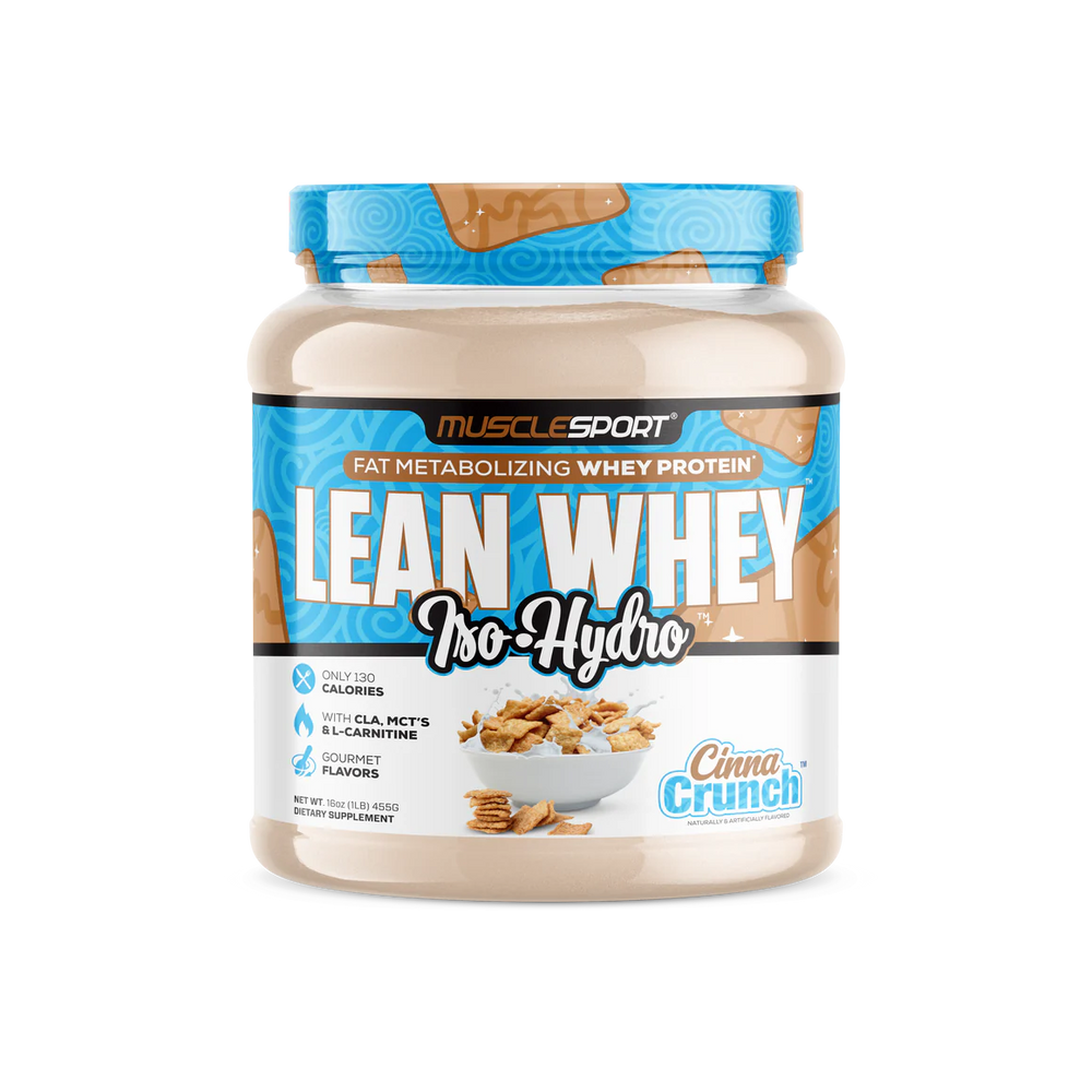 Lean Whey Iso-Hydro Protein Powder 1lb | MuscleSport – Nutrition