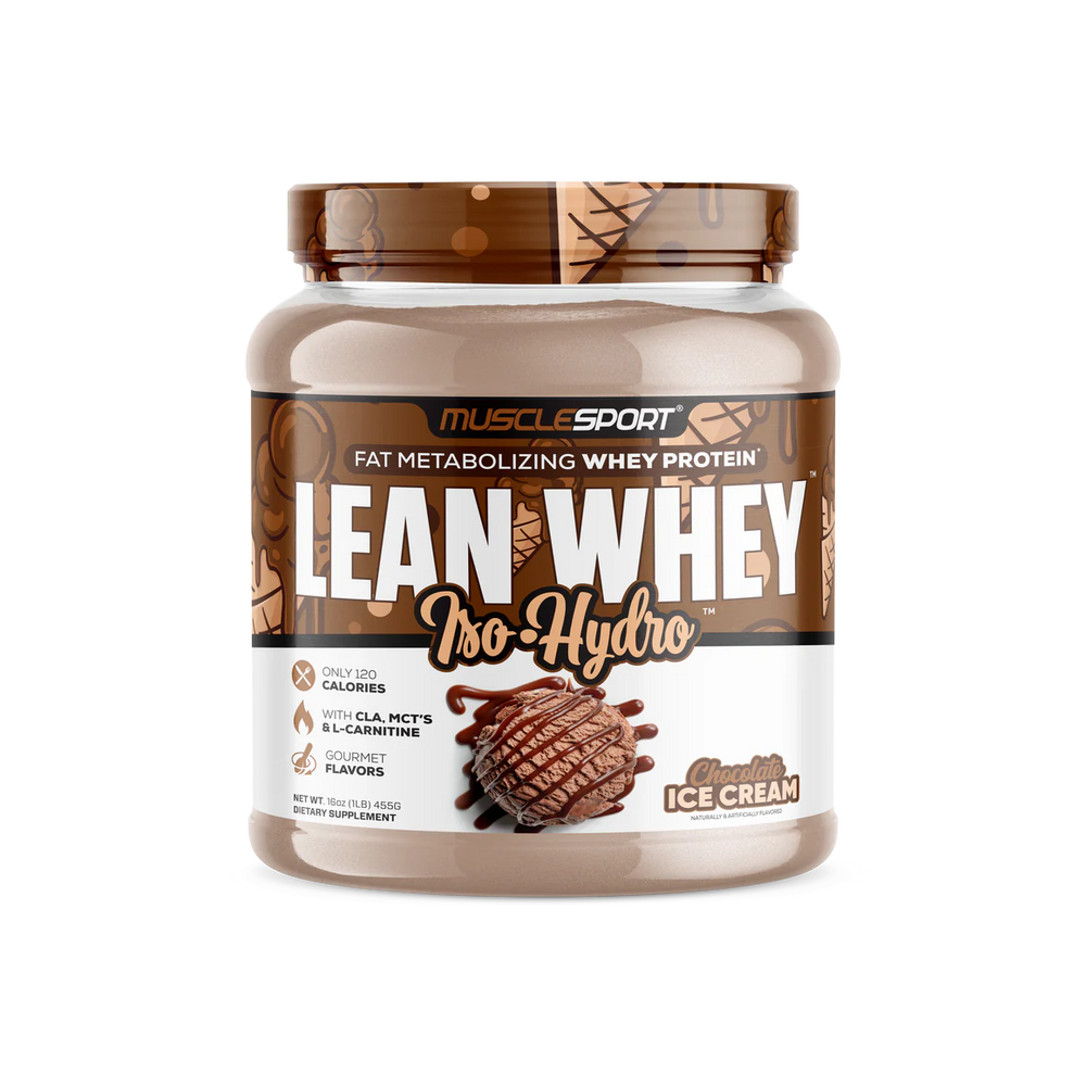 Lean Whey Iso-Hydro Protein Powder 1lb | MuscleSport – Nutrition