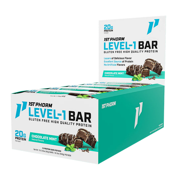 1st Phorm Level-1 Bars 15ct - Nutrition Faktory 