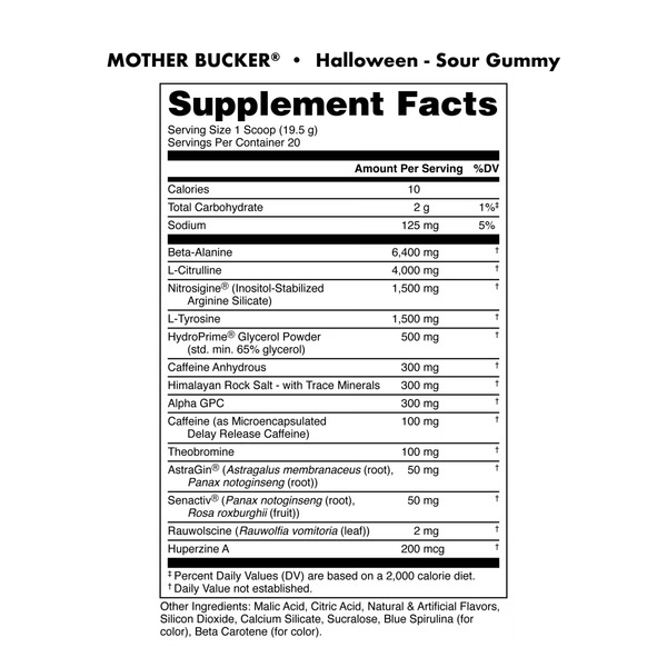 Mother Bucker Pre-Workout