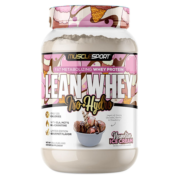 MuscleSport Lean Whey Iso-Hydro 2lb - Nutrition Faktory 