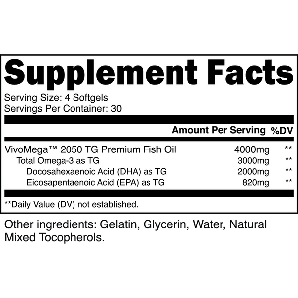 Transparent Labs Omega 3 120softgels