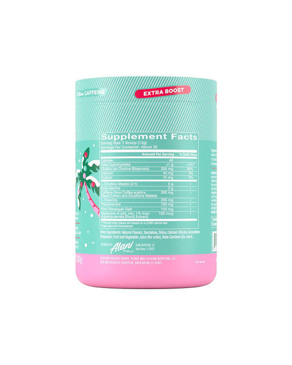 Alani Nu Pre Workout + 30srv - Nutrition Faktory 