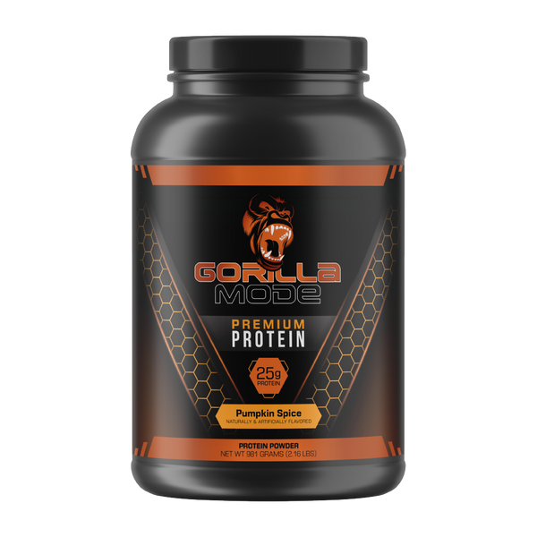 Pumpkin Spice Gorilla Mode Protein, premium protein, 30srv